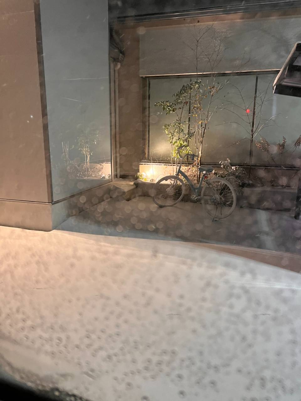 《赤穂市　美容室》　雪にびっくり！少し積もりましたね